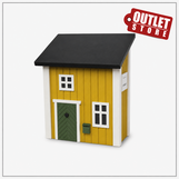 Houten brievenbus  width=