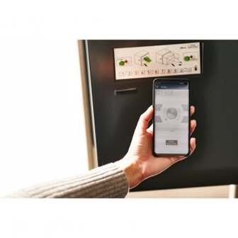 Pakketbrievenbus met pincode + palen