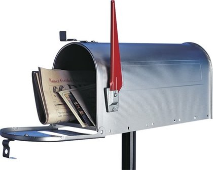 us mailbox zilver