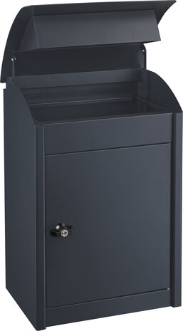 pakketbrievenbus wand zwart