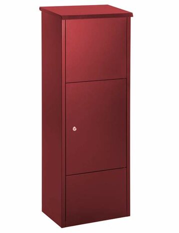 Pakketbrievenbus parcelbox mat bordeaux rood (Ral 3005)