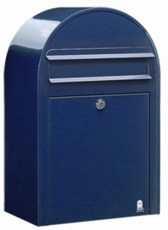 Brievenbus Bobi Classic donkerblauw RAL 5003