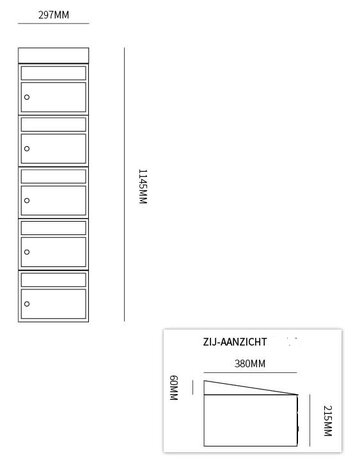 appartements brievenbussen