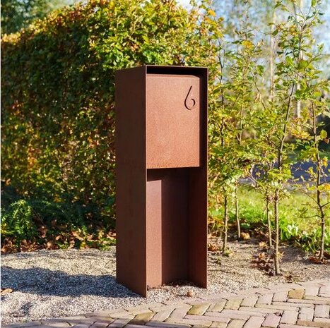 corten brievenbus