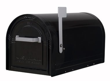 US Mailbox met slot / Brievenbus USA met slot (Zwart)