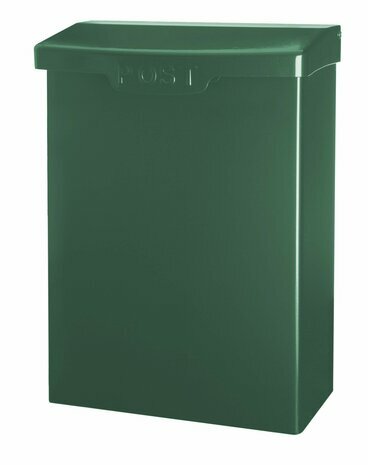 Brievenbus Ptt staal groen + universeel statief RVS 