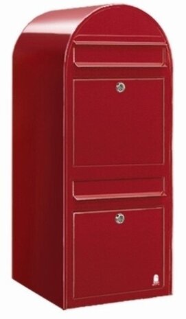 Brievenbus Bobi Duo rood