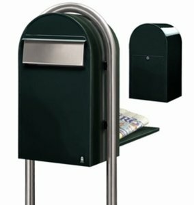 Brievenbus Bobi Grande B zwartgroen RAL 6064