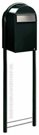 Brievenbus Bobi Grande B zwartgroen RAL 6064
