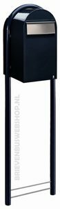 Brievenbus Bobi Grande B zwartblauw RAL 5004
