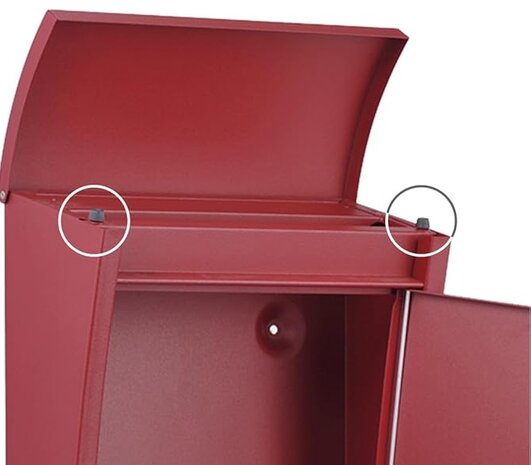 Brievenbus Sevilla rood