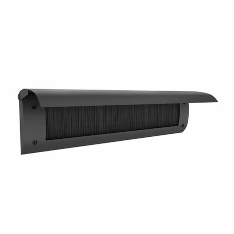 Brievenbusklep met tochtstrip antraciet (RAL7021)