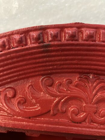brievenbus antiek rood