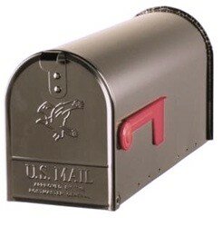 US Mailbox / Amerikaanse brievenbus brons staal