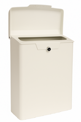 MEGADEAL: Ptt brievenbus staal wit RAL 9016 (mat)