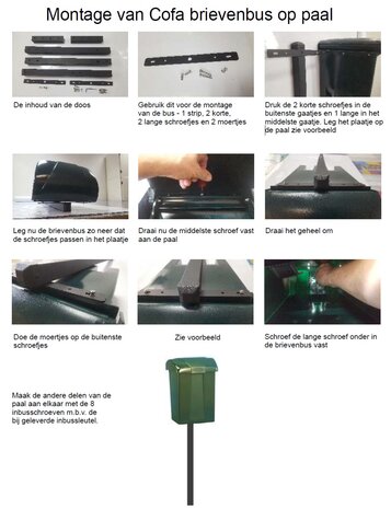 brievenbuspaal intersteel