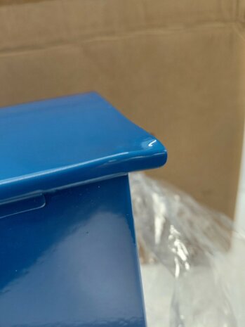 envelop brievenbus blauw