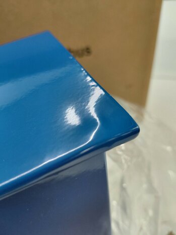 envelop brievenbus blauw