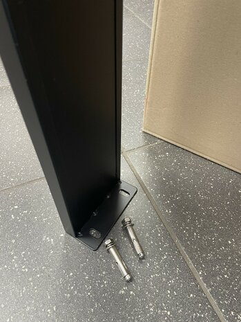 B-keus Design brievenbus Hoogezand met statief Mat antraciet RAL 7021