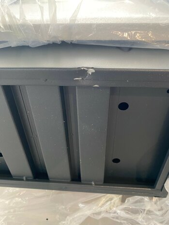 B-keus Pakketbrievenbus parcelbox mat antraciet grijs (Ral 7016)