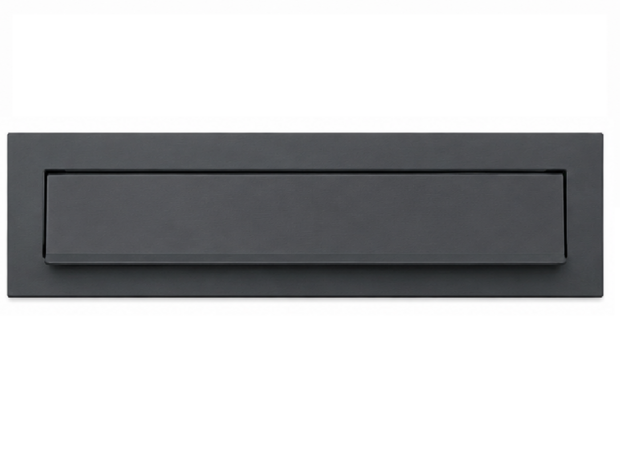 Brievenbusklep mat antraciet RAL7016 (31x8cm)