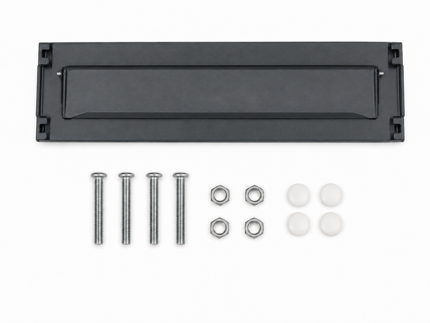 Brievenbusklep mat antraciet RAL7016 (31x8cm)