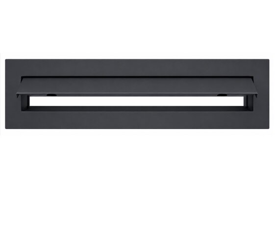 Brievenbusklep mat antraciet RAL7016 (31x8cm)