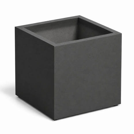 Plantenbak buiten vierkant 50x50x50cm Antraciet mat RAL7016