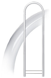 Brievenbus Bobi Grande B wit + statief round wit