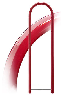 Brievenbus Bobi Grande B rood + statief round rood