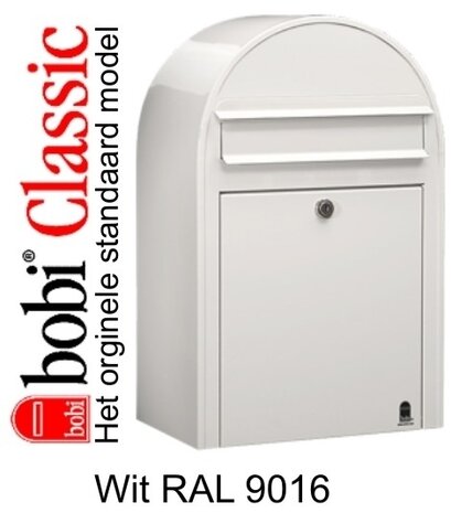 bobi brievenbus classic wit