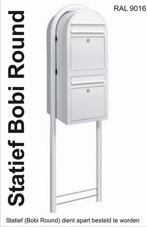 Brievenbus Bobi Duo wit