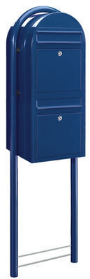 Brievenbus Bobi Duo donkerblauw