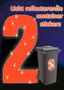 reflecterende huisnummer stickers fluor oranje