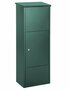 Pakketbrievenbus parcelbox mat zwart/groen (Ral 6012)