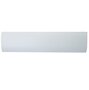 Brievenbusklep met tochtstrip structuur wit (RAL9003)