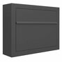 Design wandbrievenbus Hoogezand Mat antraciet RAL 7021