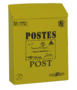 brievenbus post kaart geel