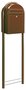 Donkerbruin Bobi Classic RAL 8017 plus statief Round RAL 8017