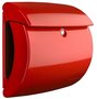 Hoogglans brievenbus rood