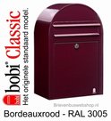 Brievenbus Bobi Classic bordeaxrood RAL 3005