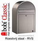 Brievenbus Bobi Classic RVS