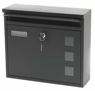 Brievenbus Hengelo antraciet