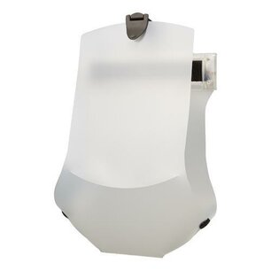 Postopvanger kunststof met tochtborstel Postopvanger kunststof met tochtborstel