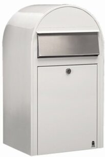 Brievenbus Bobi Grande wit RAL 9016 Brievenbus Bobi Grande wit RAL 9016