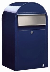 Brievenbus Bobi Grande donkerblauw RAL 5003