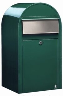 Brievenbus Bobi Grande donkergroen RAL 6005 Brievenbus Bobi Grande donkergroen RAL 6005