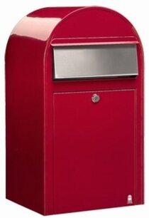 Brievenbus Bobi Grande rood RAL 3001 Brievenbus Bobi Grande rood RAL 3001