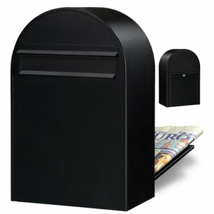 Brievenbus Bobi Classic B structuurzwart Brievenbus Bobi Classic B structuurzwart