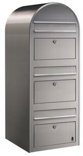 Brievenbus Bobi Trio RVS Brievenbus Bobi Trio RVS